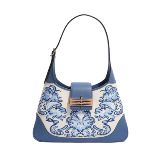 Youthrone Classic Phoenix Embroidery Tote & Shoulder Bag – Elegant Leather, Stylish & Versatile