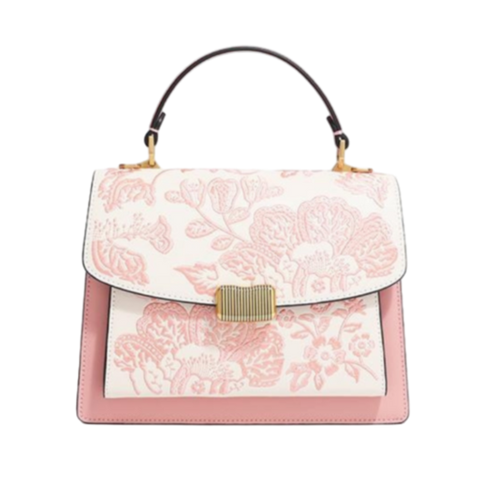 Youthrone Elegant Handbag – Summer Floral Design, Versatile and Chic for Work & Leisure