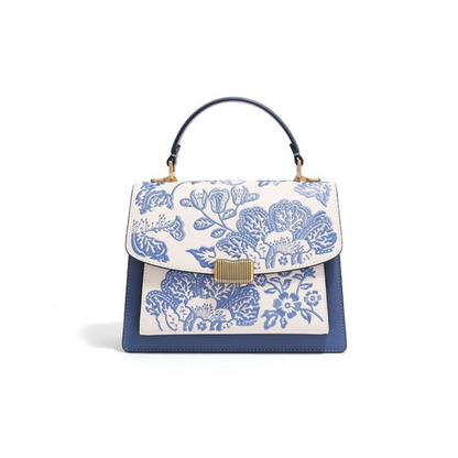 Youthrone Elegant Handbag – Summer Floral Design, Versatile and Chic for Work & Leisure