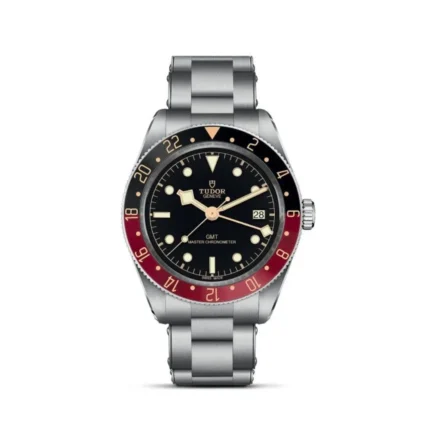 TUDOR Black Bay 58 GMT Black and Burgundy Stainless Steel Watch 39mm - M7939G1A0NRU-0001