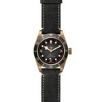 TUDOR Black Bay Bronze 43mm Bronze Case Black Leather Strap - M79250BA-0001 - Image 2
