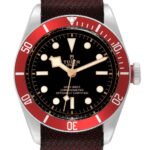 TUDOR Heritage Black Bay Burgundy Bezel Steel Mens Watch 79230R Box Card - Image 2