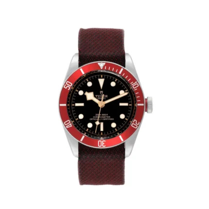 TUDOR Heritage Black Bay Burgundy Bezel Steel Mens Watch 79230R Box Card